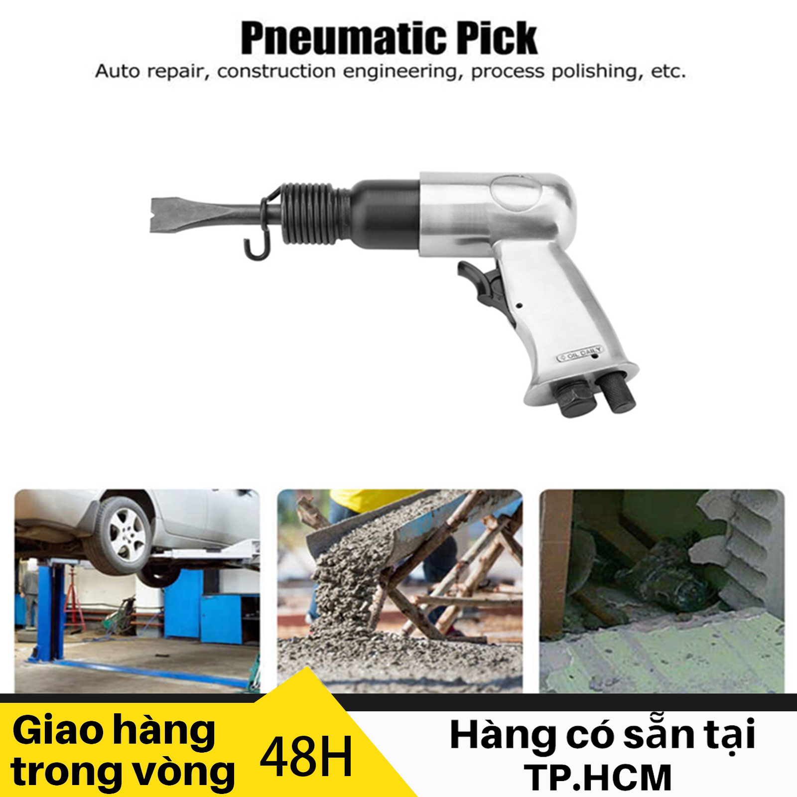 Búa điện dùng khí nén 150 độ chống gỉ đa chức năng