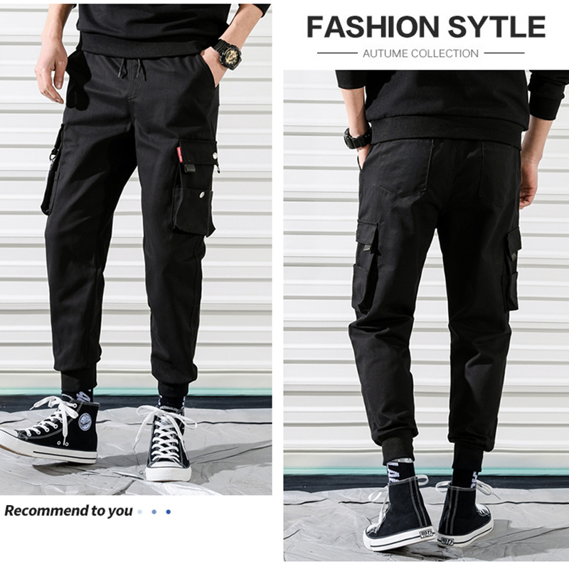 Quần Jogger Túi Hộp Nam Bo Gấu Phối Dây Chữ Phong Cách Thời Trang Hàn Quốc Hot Trend 4HER JOGGER NAM 9000019C12