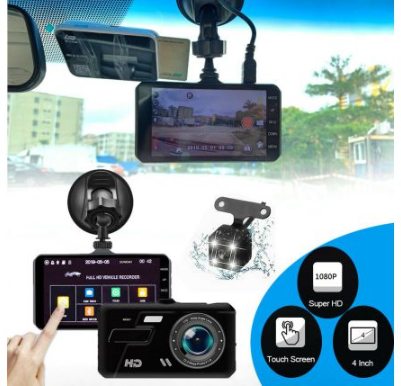 ( Mẫu Camera Hành Trình 2022 ) Camera Hành Trình Ô Tô K5 Full HD 1080P , Camera Hành Trình Màn Hình Cảm Ứng , Góc Quay 170 Độ , Camera Trước Và Sau Ôtô Hình Ảnh Cực Nét , Cảm Biến Chuyển Động , Ghi Hình Tự Động - BẢO HÀNH 12 THÁNG