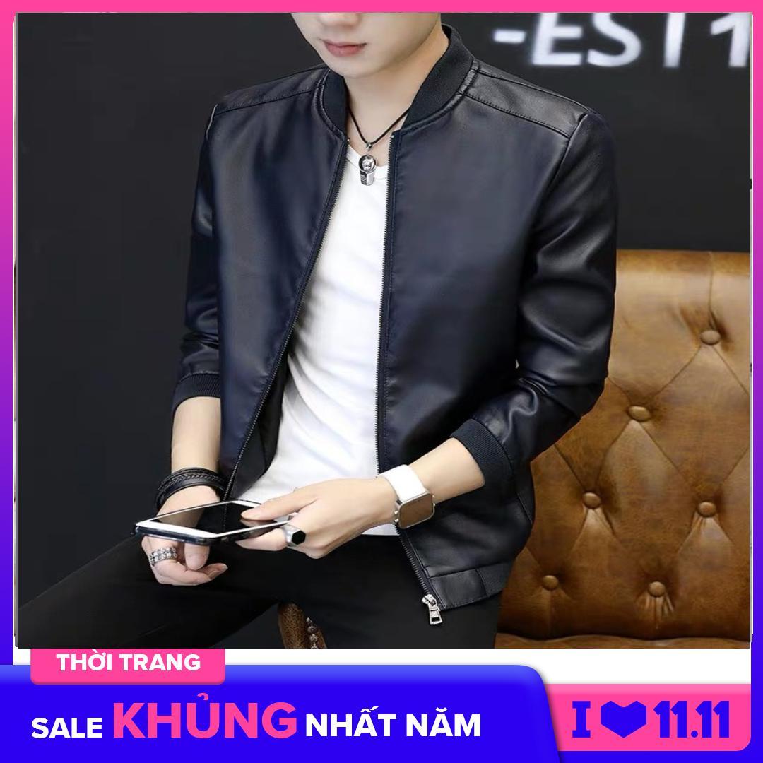 [HCM]Áo khoác da nam phong cách sành diệu cá tính không kém phầm lịch lãm sang trọng