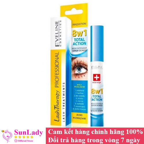 HUYẾT THANH ĐẬM ĐẶC DƯỠNG DÀI MI EVELINE 8IN1 TOTAL ACTION
