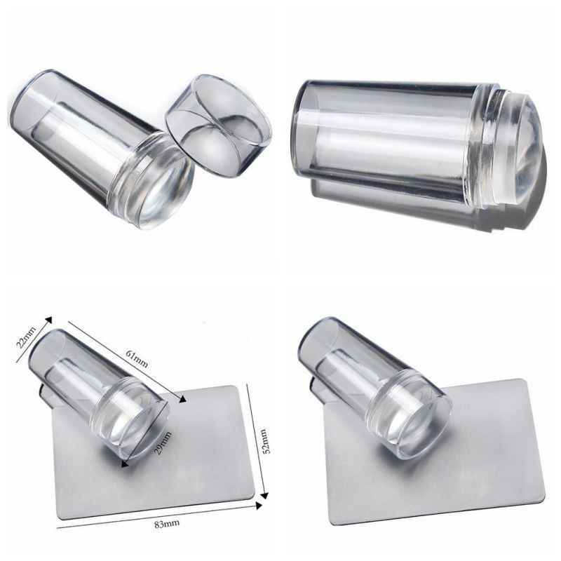 Con dấu silicon in hình lên móng tay nail samsam