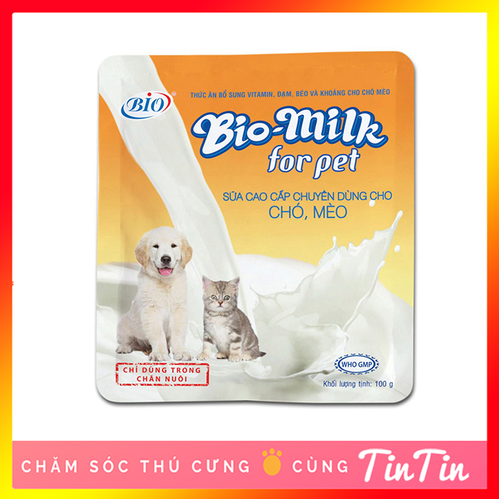 Sữa Bột Cho Chó Mèo Bio Milk 100g