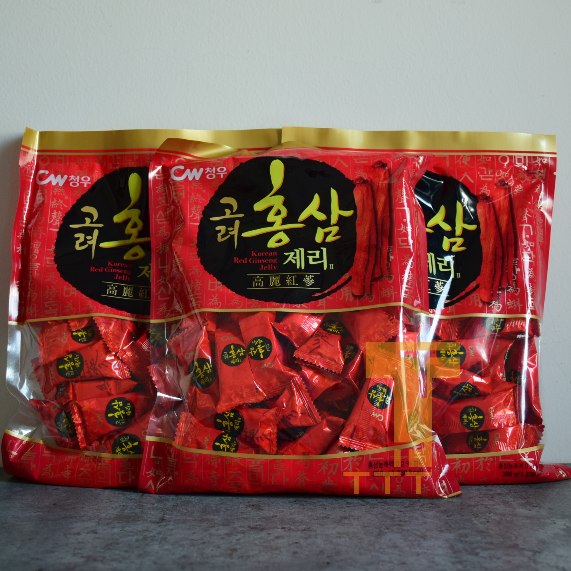 Kẹo dẻo hồng sâm CW Hàn Quốc - 350g - HSD 08 2024