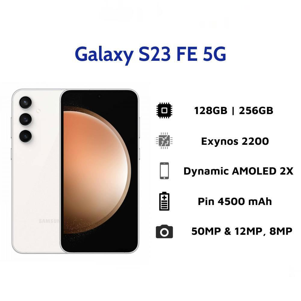 Điện thoại samsung galaxy s23 fe 2023 8gb/128gb | 8gb/256gb - hàng chính hãng