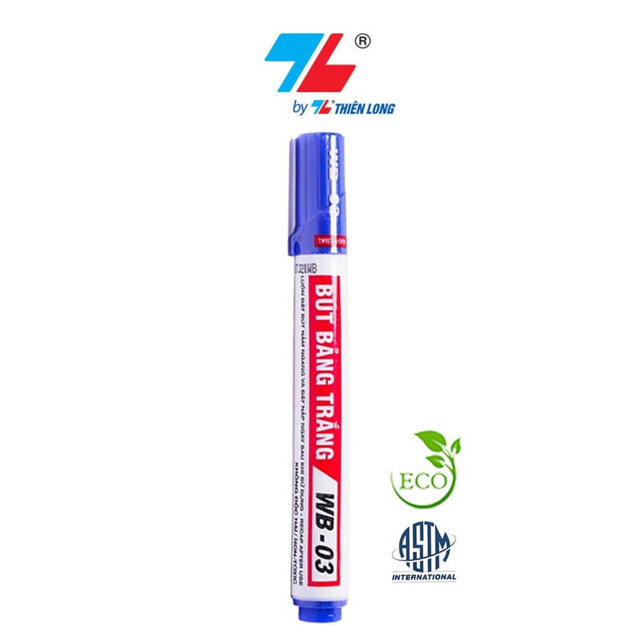 Hộp 10 cây bút lông bảng thiên long wb-03