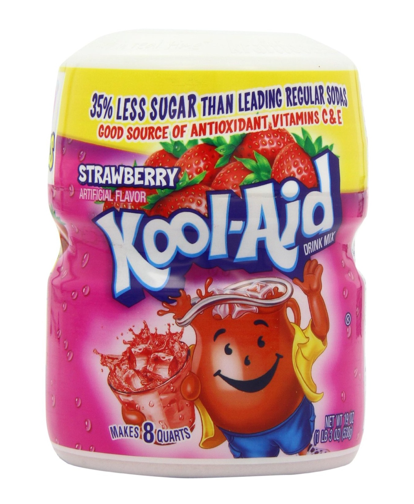 Bột Trái Cây Kool Aid Dâu 538g