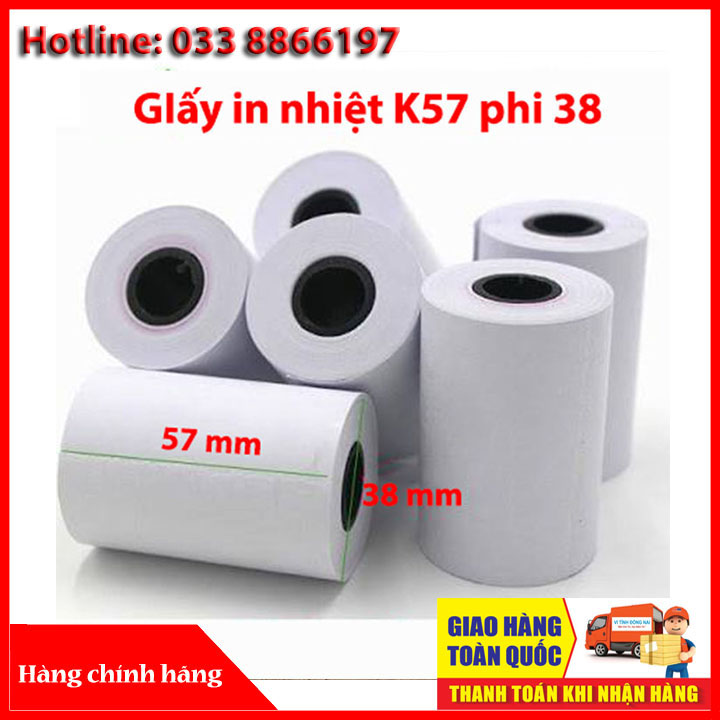 Giấy in biên lai dùng trong xăng dầu