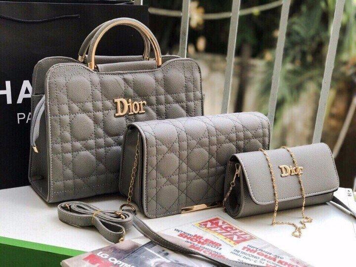 Bộ 3 túi xách tay , túi đeo chéo nữ diar quai