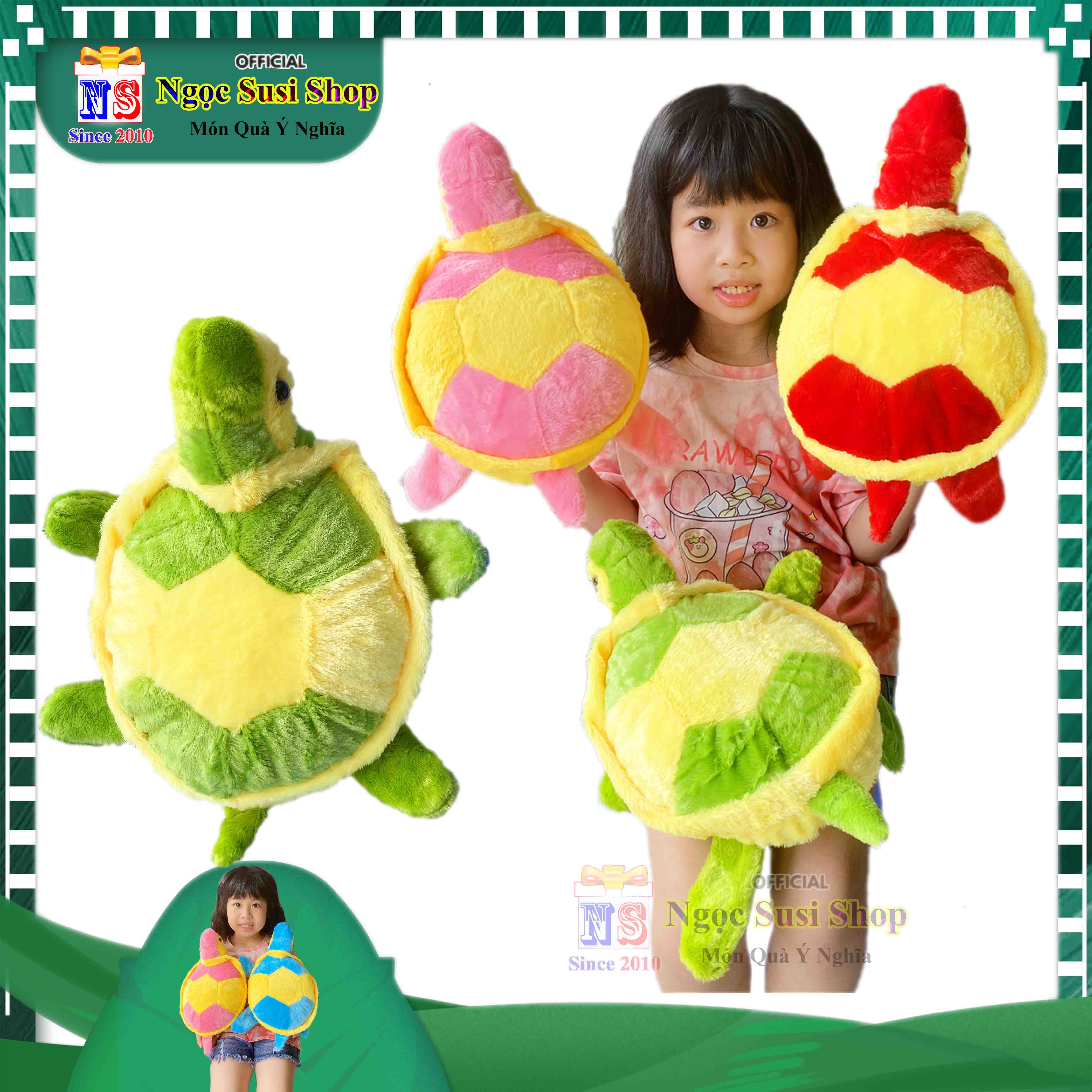 [SIÊU PHẨM ] GẤU BÔNG CON RÙA CHO BÉ YÊU SIÊU CƯNG - THÚ BÔNG CON RÙA