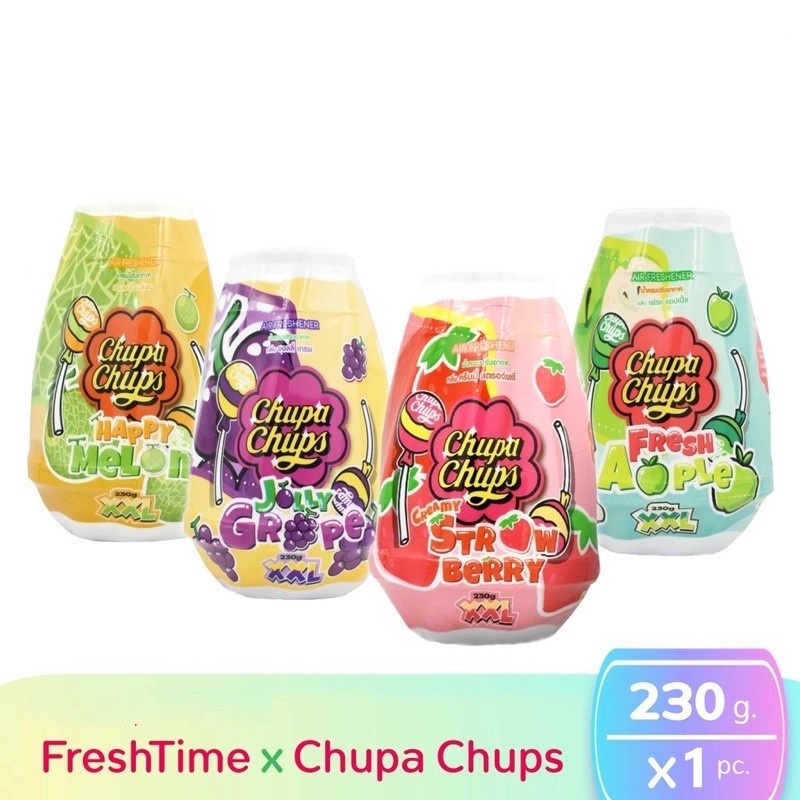 Combo Sáp thơm 230gr + Túi thơm Chupa Chups Gel Air Freshener
