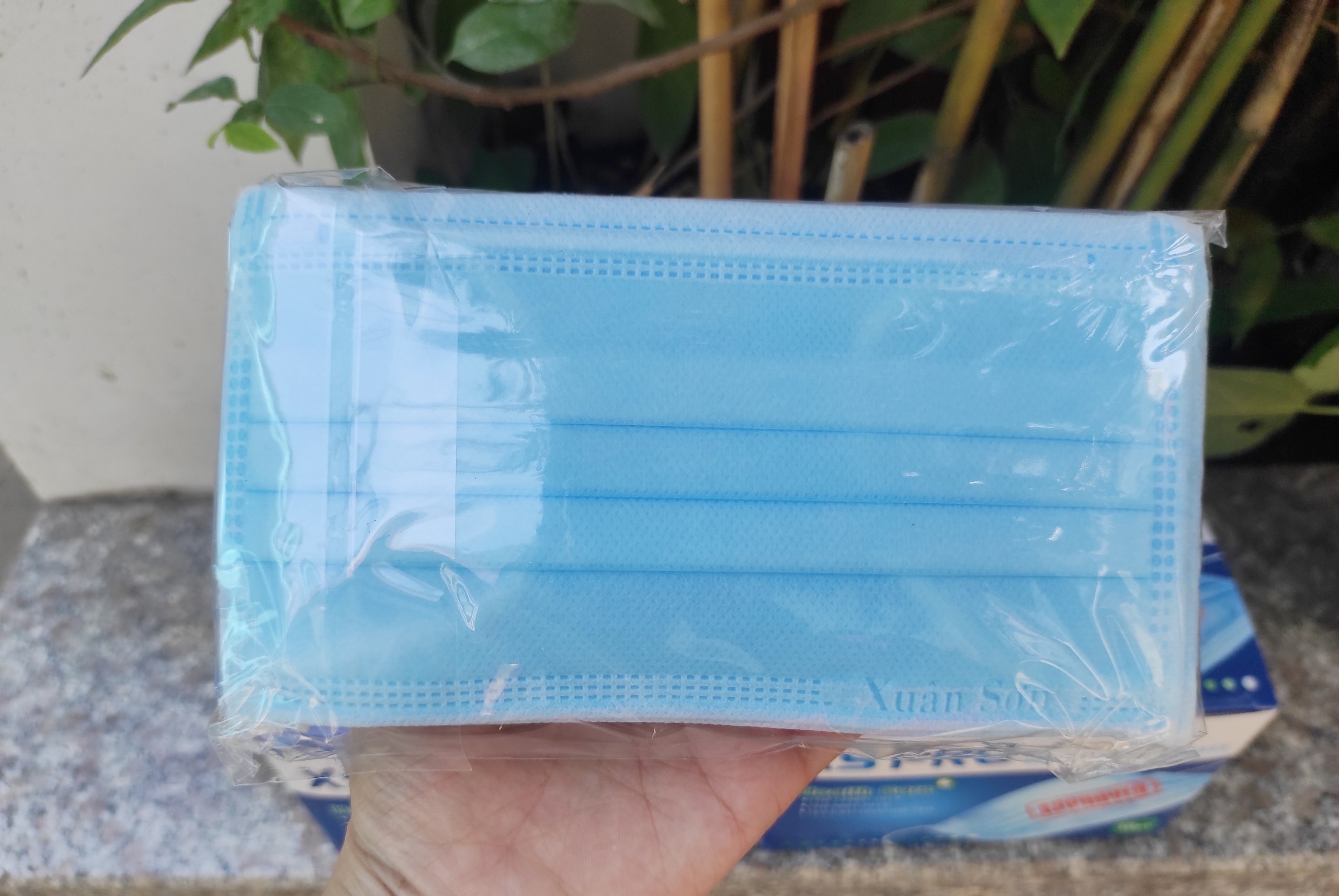 Hộp 50 Khẩu Trang Y Tế Màu Xanh XS PRO 4 Lớp