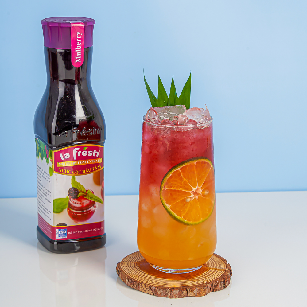 [HCM]Nước Cốt Dâu Tằm Lafresh Đà Lạt Chai 650ml