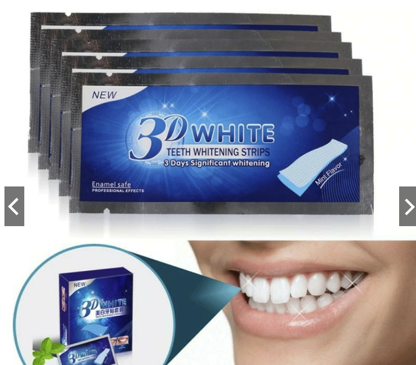 (XẢ KHO) Miếng Dán Trắng Răng 3D Whitening Strip Liệu Trình Dưỡng Trắng Răng Hiệu Quả An Toàn (7 Gói - 14 Miếng Dán)