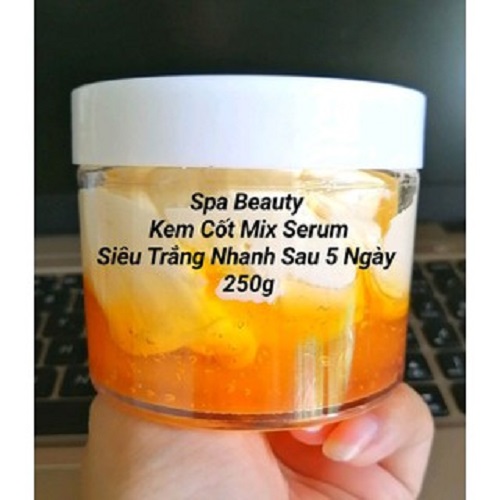 Kem body Cốt Ủ Mạnh kèm Cấy trắng, KEM DƯỠNG TRẮNG DA BODY CỐT THÁI MIX SERUM