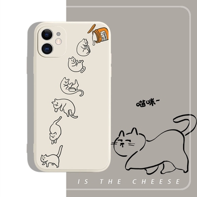Ốp lưng Iphone hình mèo đáng yêu iphone 13promax 14 14plus 14promax