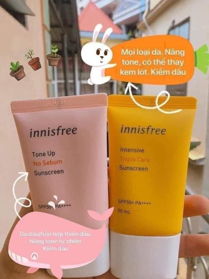 Kem Chống Nắng Innisfree Intensive Sunscreen (mẫu 2021)-Chống nắng hiệu quả không gây kích ứng da