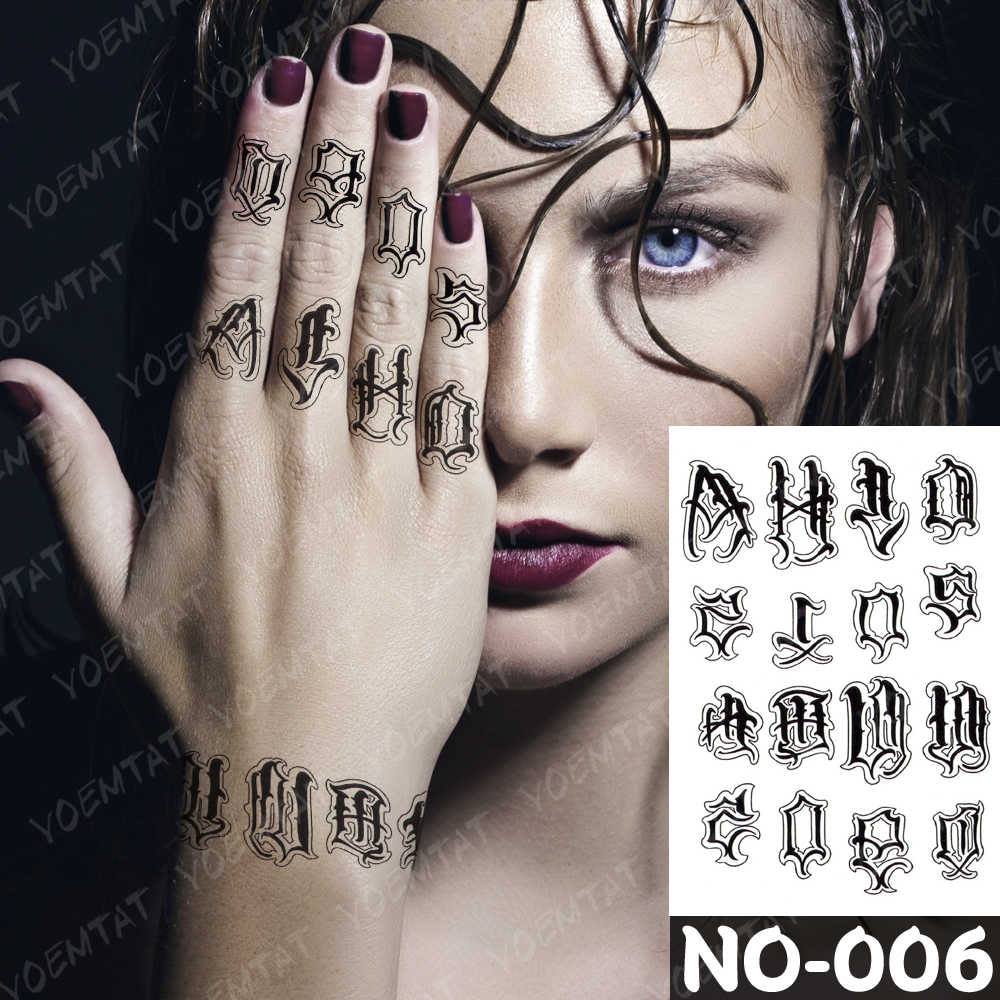 Giảm giá Hình dán chữ chất lừ qs06 - miếng dán hình xăm tatoo đẹp ...