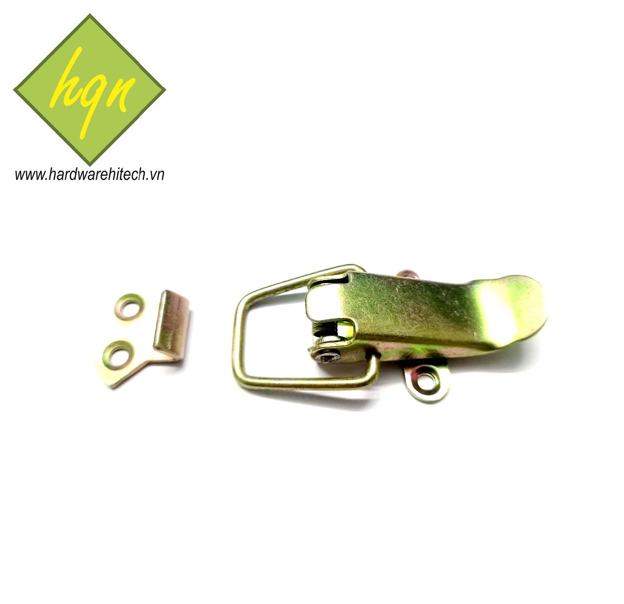 Khóa gài sắt dạng mỏ vịt/ Khóa Mỏ Vịt size vừa/ Khóa thùng gương 7.5cm