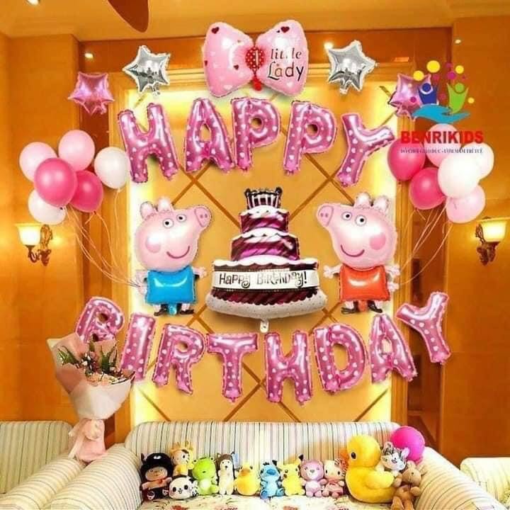 [HCM]COMBO TRỌN BỘ TRANG TRÍ SINH NHẬT TẠI NHÀ SIÊU ĐẸP THÍCH HỢP VỚI MỌI LỨA TUỔI -SET BÓNG TRANG TRÍ SINH NHẬT GỒM BÓNG BAY  CHỮ HAPPY BIRTHDAY CỰC ĐẸP  + TẶNG KÈM ĐỒ BƠM KEO DÁN