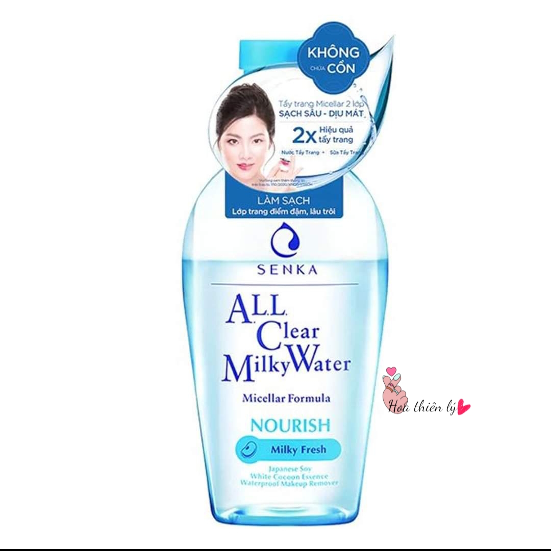 Tẩy Trang Dưỡng Trắng Senka 230ml