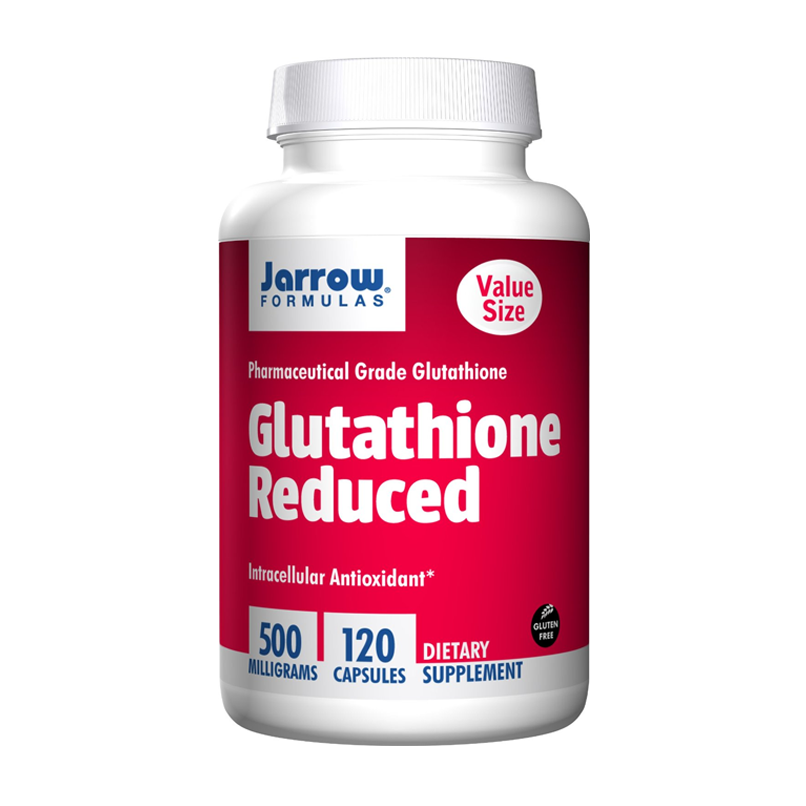 Glutathione Reduced Jarrow 500mg Viên uống trắng da chống oxy hóa, hỗ trợ điều tri ung thư