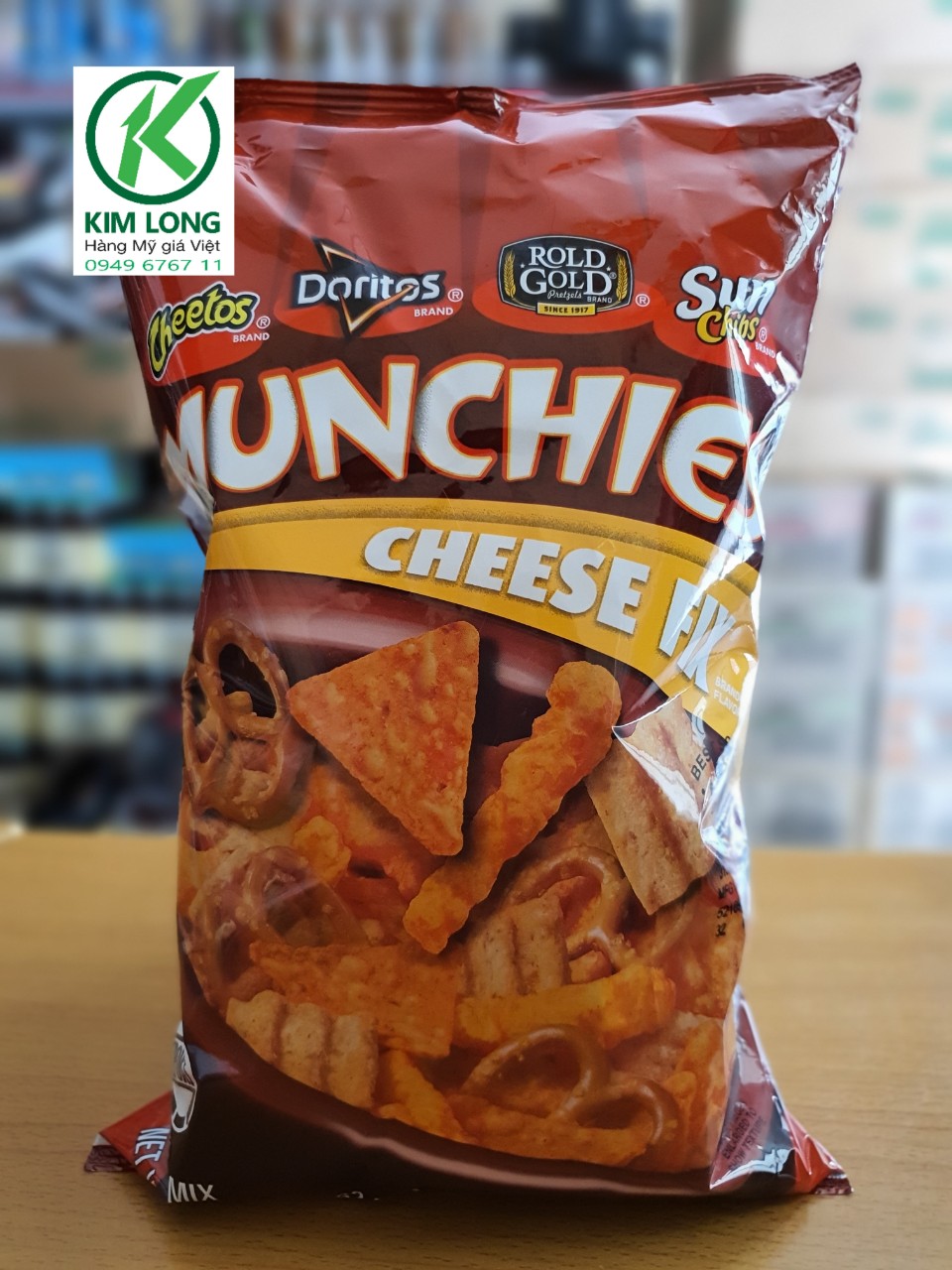 Bánh snack munchies cheese fix 262.2g