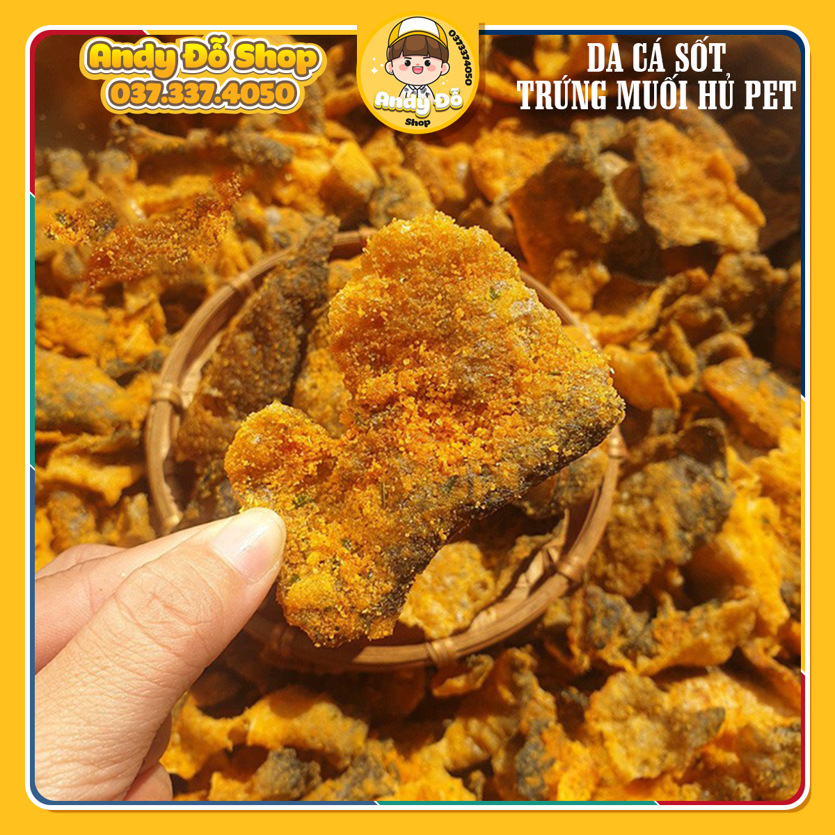 Da cá sốt trứng muối.