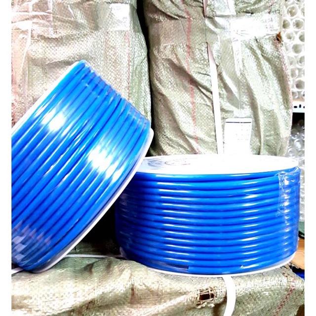 Dây hơi khí nén PU xanh ống 6.5 x 10mm, 100 mét