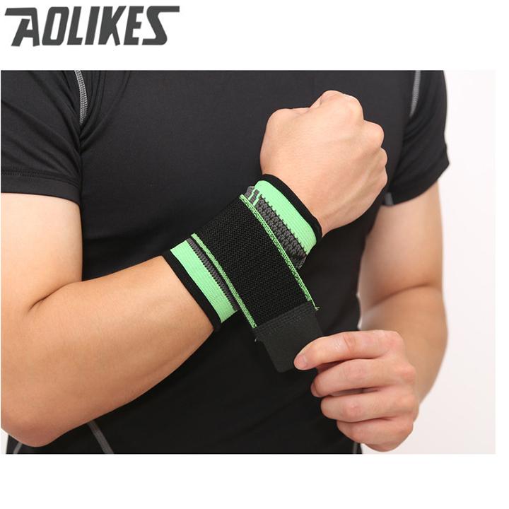 Đai quấn hổ trợ cổ tay aolikes hw7537 - 1 đôi