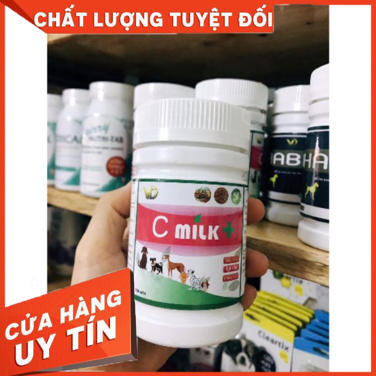Kích sữa - tăng tiết sữa - giảm viêm tuyến sữa chó mèo - c milk