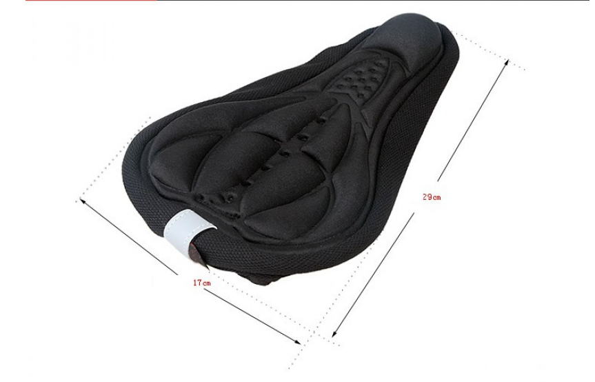đệm yên xe đạp bọc yên xe đạp silicon new nhiều màu bọc yên 3D