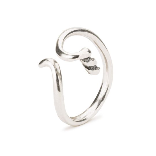 Trollbeads nhẫn xỏ hạt - nhẫn bạc cao cấp elegant fantasy ring