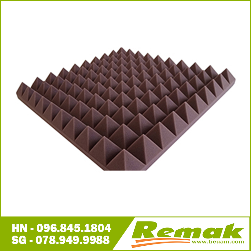 Mút tiêu âm kim tự tháp mini size - Foam dán tường cách âm Chống vang vọng