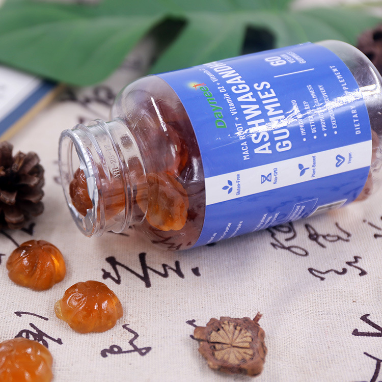 60V Kẹo Dẻo Giúp Ngủ Ngon, Giảm Mệt Mỏi, Căng Thẳng Thuần Chay Vegan Gummes Giúp Cải Thiện Giấc Ngủ, Hồi Phục Sắc Khí, Giảm Lo Âu Stress, Giảm Mệt Mỏi, Tăng Cường Sức Khỏe Việt Quất Daynee Ashwagandha 60 Viên Dùng Cho Cả Nam Và Nữ