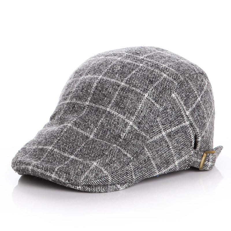 Mũ beret cho trẻ em họa tiết Caro M10