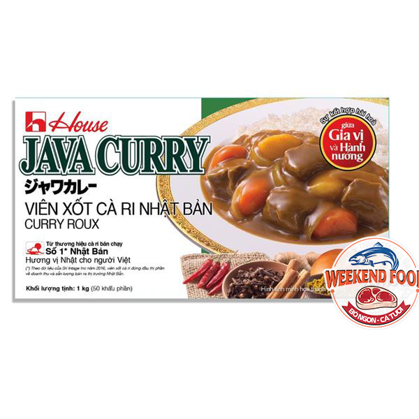 Viên xốt Cà Ri Nhật Bản Java Curry - 1 kg