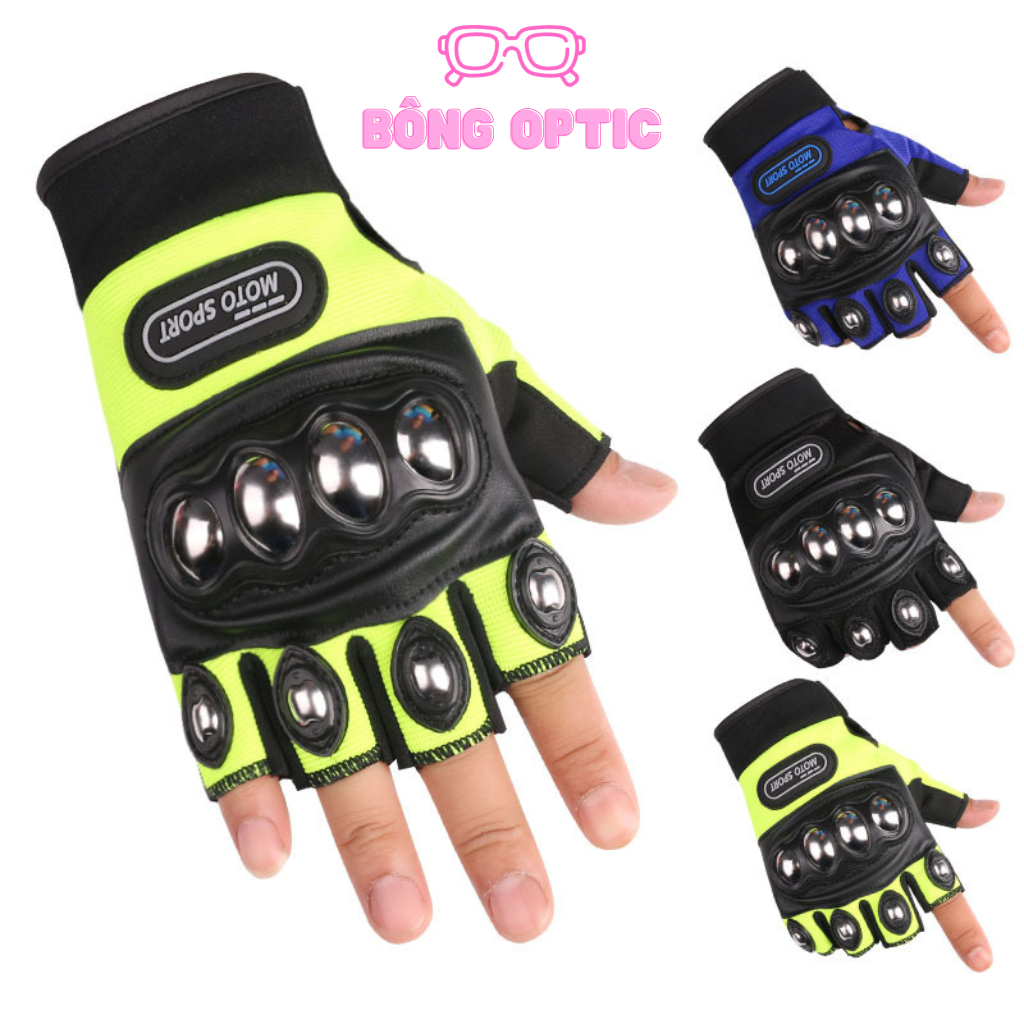 Găng Tay Moto Sport Gù Thép, Găng Tay Xe Máy Đi Phượt Bảo Vệ Tay Chắc Chắn