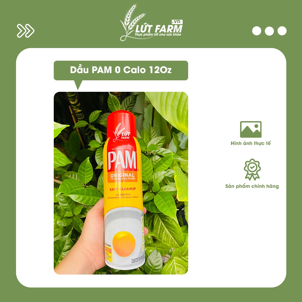 Dầu pam ăn kiêng lứt farm dạng xịt - 12oz nhập mỹ