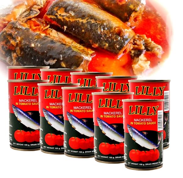 Combo 10 Hộp Cá  Sốt Cà LILLY 155g DATE 2024