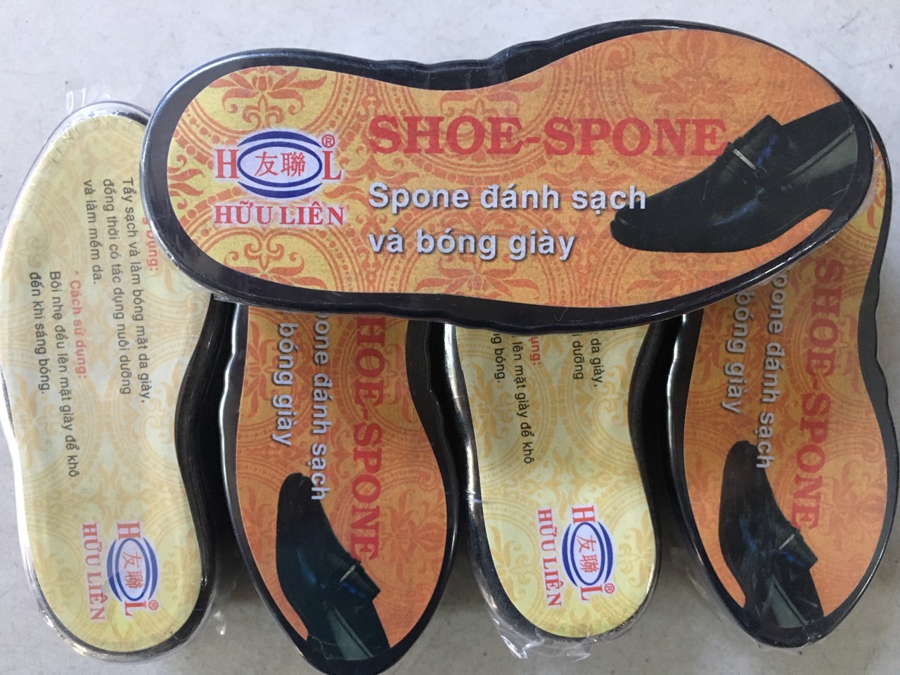 Xi Bọt Biển Đánh Bóng Giày (Shoe Polish Sponge)  == Combo 5 Sản Phẩm