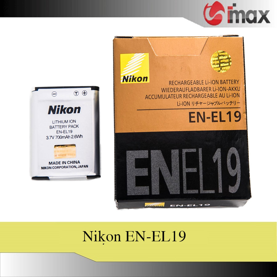 Pin máy ảnh nikon en-el19 - hàng nhập khẩu