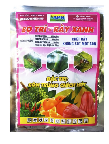 Bọ trĩ - rầy xanh 140wp - quản lý côn trùng chích hút