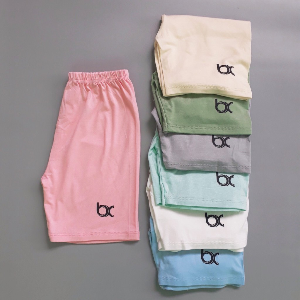 Combo 5 Quần Đùi, Quần Ngắn Thun Lạnh Hiệu Bx Cho Bé Trai Bé Gái Chuẩn Đẹp 5-19Kg