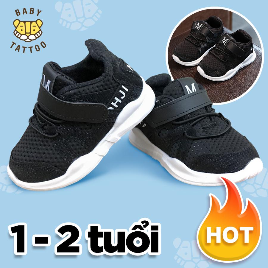 [HCM]Giày thể thao trẻ em cho bé trai và bé gái siêu thoáng siêu mềm 1-2 tuổi