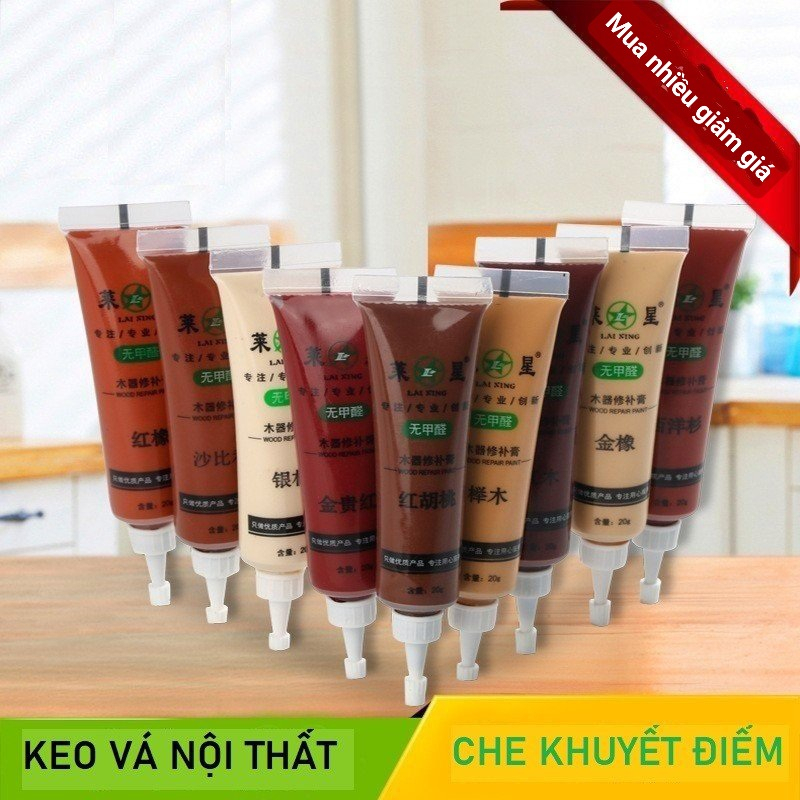 Keo che khuyết điểm đồ gỗ nội thất, keo vá vết xước