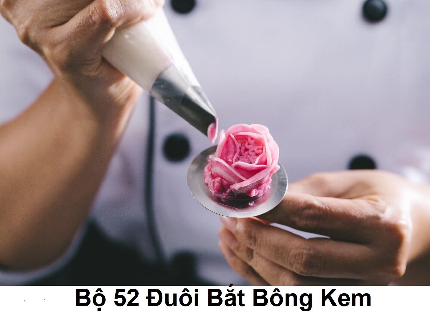 Dụng Cụ Trang Trí Bánh Kem, Bat Bong Banh Kem, Bắt Bông Hoa Cho Bánh Kem ,Bộ 52 Đuôi Bắt Bông Kem chất liệu inox cao cấp, bền đẹp sản xuất cực kì tỉ mỉ và cẩn thận đầu bơm phong phú với nhiều size , đủ dáng BẢo Hành 1 Đổi 1 Trong 12 Tháng