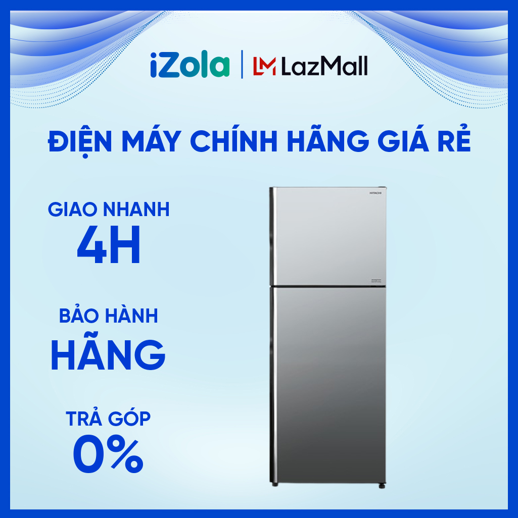 [GIAO TẠI HCM] Tủ lạnh Hitachi Inverter 406 lít R-FVX510PGV9(MIR) - Ngăn chuyển đổi đa năng Selectab
