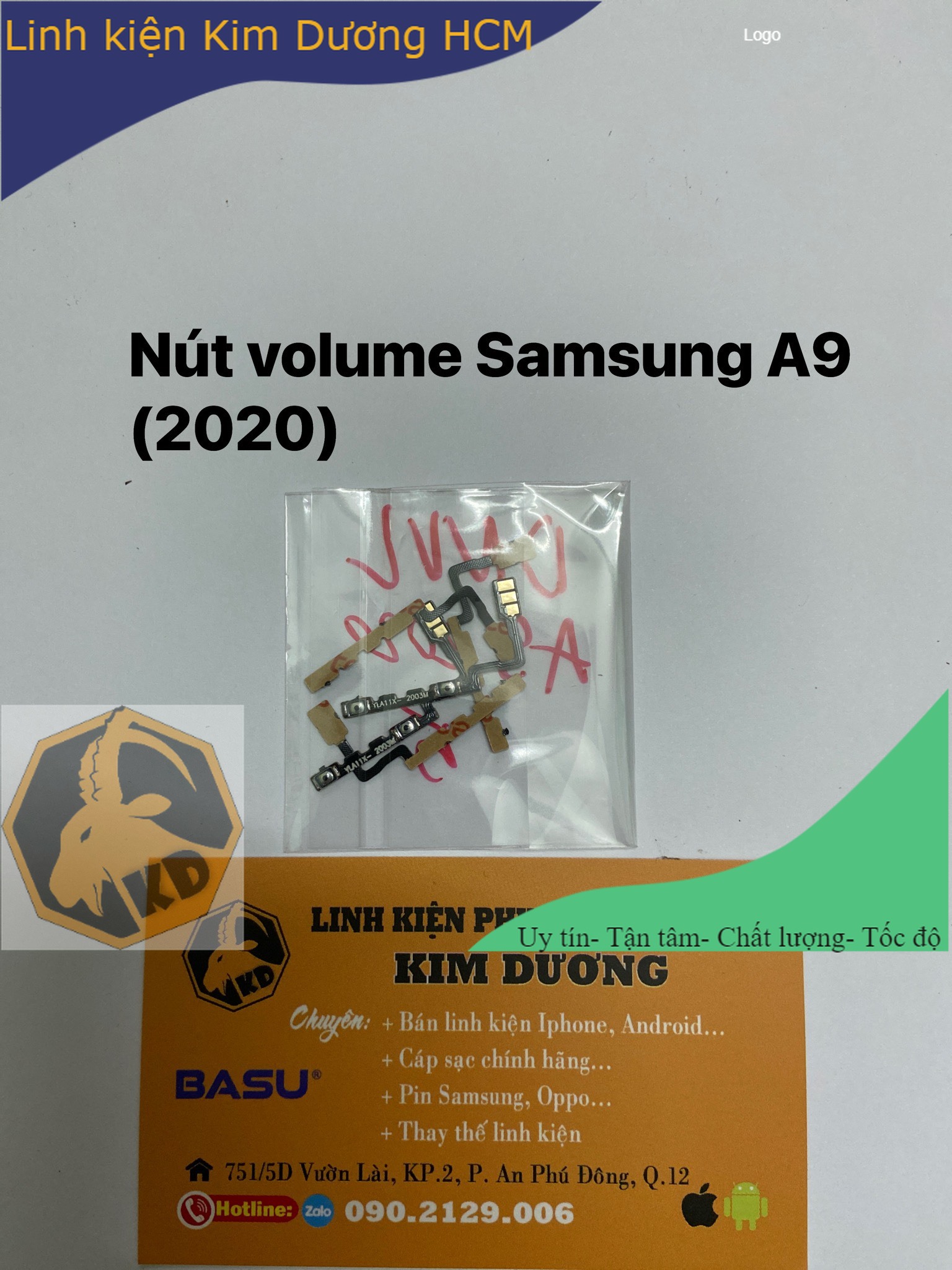 Dây nút volume oppo a9 2020