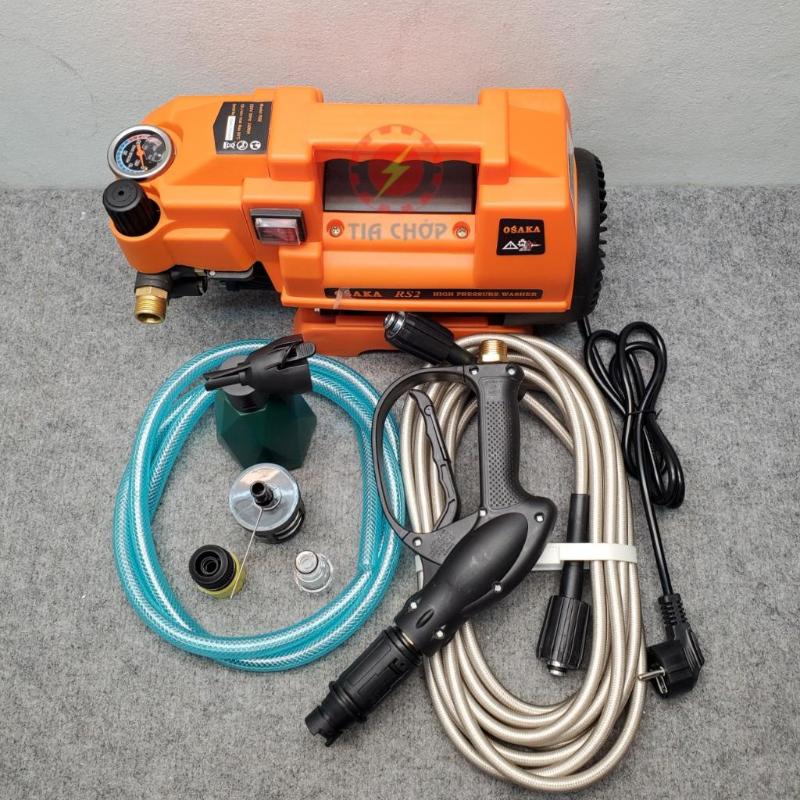 Máy xịt rửa xe chỉnh áp osaka rs2 - 2400w. dây đồng 100%